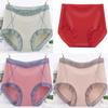 1pcs Women's Cotton Panties Plus Size Sexy Lace Panties Breathable High Waist Female Lingerie Briefs XL-6XL Panties Women