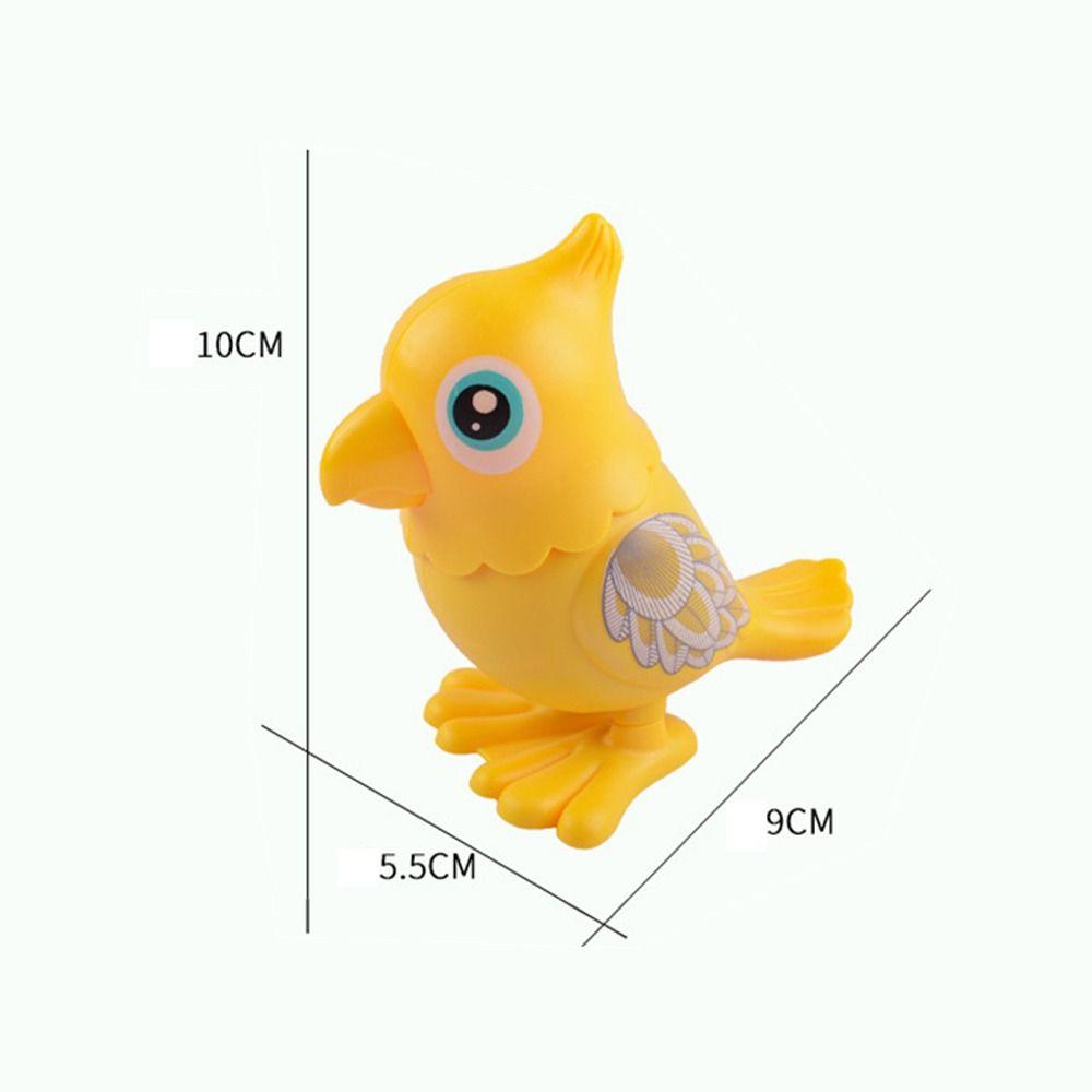 2pcs Entertainment Feature Wind-up Parrot Toy No Battery Needed Kids Parrot Toy Gift Giving