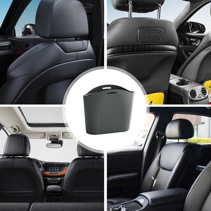 Автомобильный органайзер для спинки сиденья, силиконовый автомобильный мешок для мусора, органайзер для мусора, многоцелевой карман для хранения, автомобильный мусорный контейнер для внедорожников и грузовиков