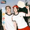 LEMANISM Two-Stripe Short Sleeve T-Shirt