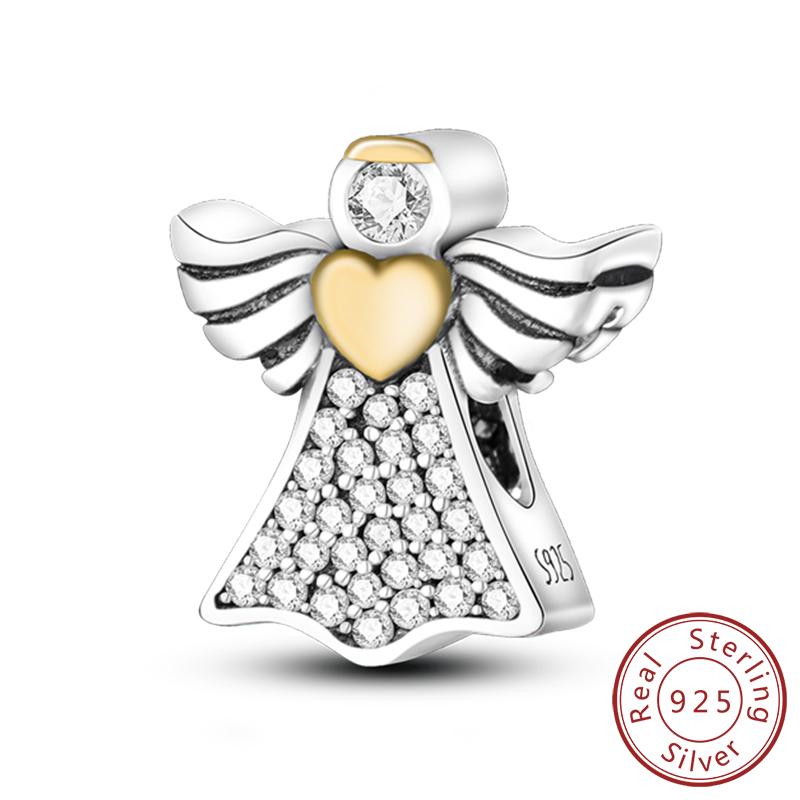 Медные Шармы Бусины Глаз Дьявола Крест Ангел Шармы Подходят для Оригинальных Браслетов-Шармов Подвески Изысканное Изготовление Ювелирных Изделий Своими Руками Для Женщин