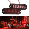LED Side Marker Lights Red Replacement Truck Waterproof