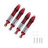 4pcs Aluminium Alloy Red RC Shock Absorber Accessory Fit for SCX10 D90 1 10 RC Crawler Car