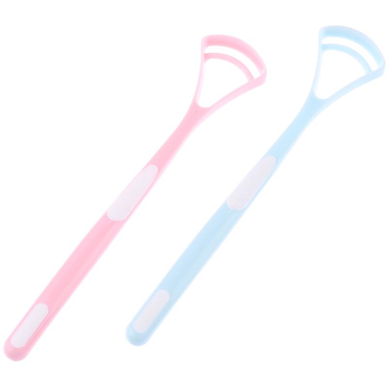 2PCS Tongue Cleaner Scraper Tongue Scraper For Kids Gentle Bacteria Clean Set