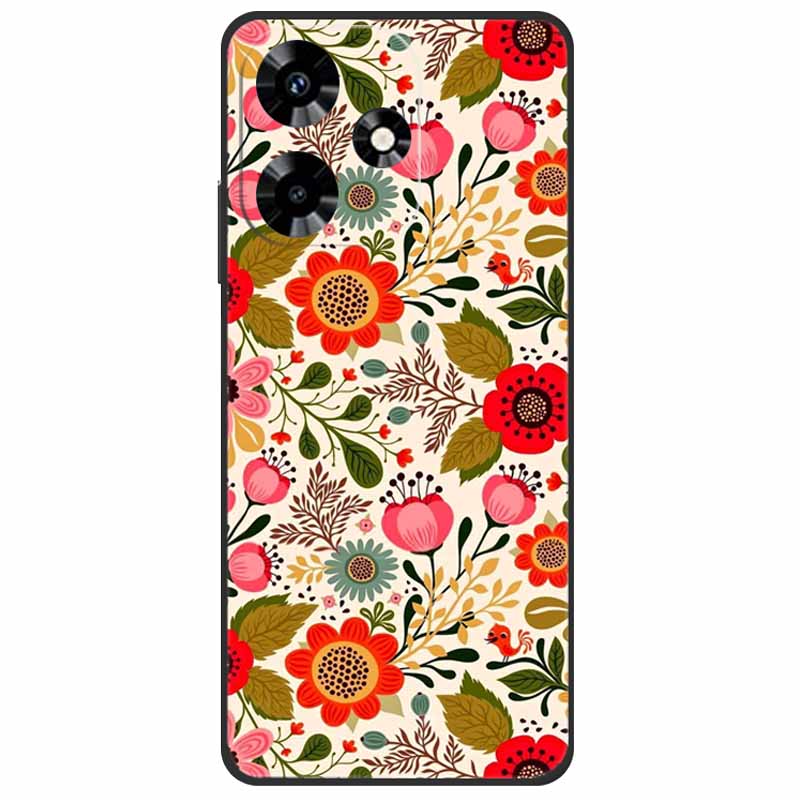 Для Infinix Hot 30i NFC Чехол X669D Силиконовый Волк Лев TPU Мягкий Fundas Для Infinix Hot 30i X669C Hot30i 2023 Защитный Черный Capa