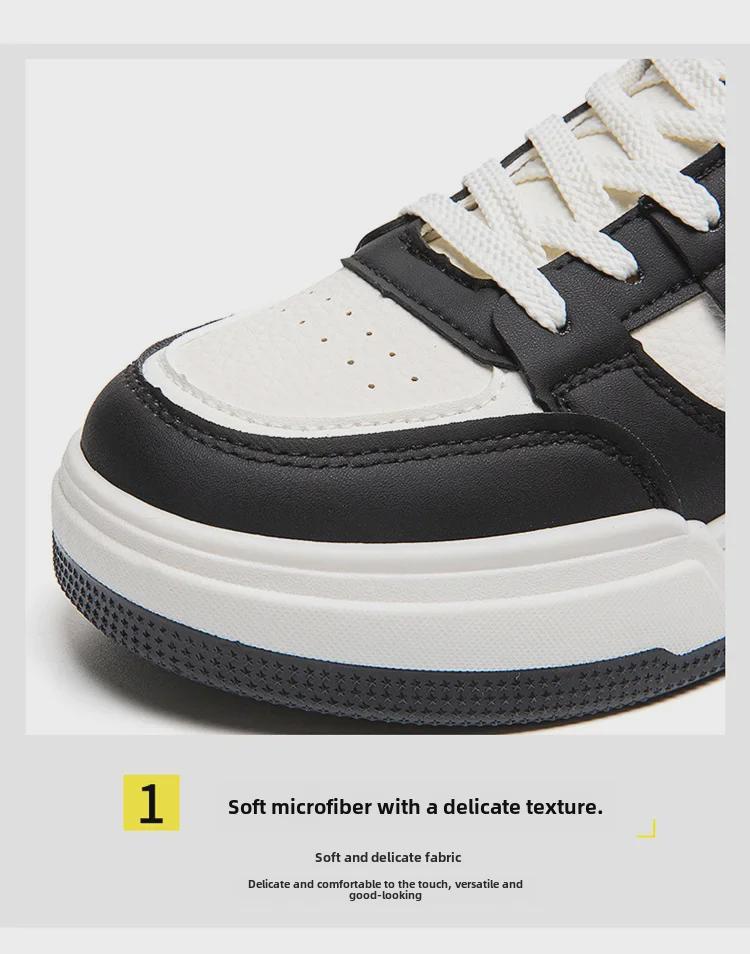 Женские белые кроссовки весна-лето 2025: Стильные, повседневные, универсальные, увеличивающие рост, нескользящие немецкие кроссовки.