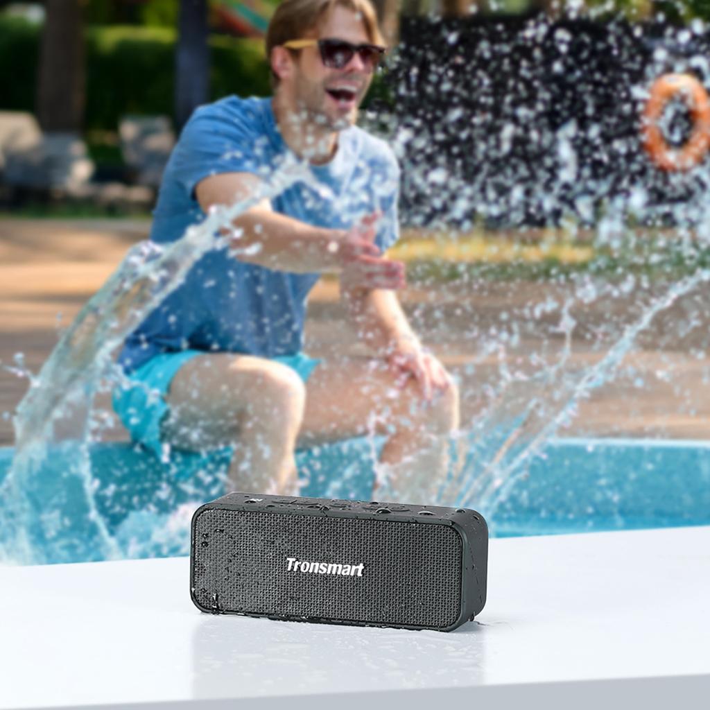 Tronsmart Element T2 Plus 20W Bluetooth Speaker, Wireless Black, Enhanced Bluetooth 5.3 Sound