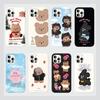 Y2K Ins Корейские Наклейки Чехол для Телефона для iPhone 17 16 15 14 13 12 11 Air Pro Max X XS XR XSMax 7 8 Plus Глянцевая Пленка Жесткий PC Чехол