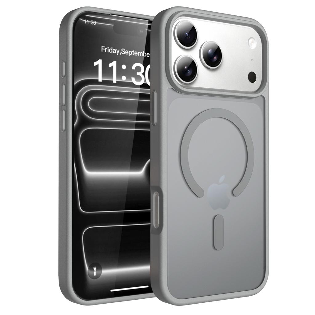 Подходит для чехла для мобильного телефона Apple 17pm, магнитный, 16pro, ощущение кожи, противоударный, Iphone15promax, матовый защитный чехол