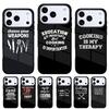 Выпечка, потому что бить людей не одобряется Чехол для телефона для iPhone 17 16 15 14 13 Pro Max Задняя крышка для 12 11 Pro Coque