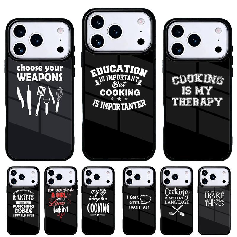 Выпечка, потому что бить людей не одобряется Чехол для телефона для iPhone 17 16 15 14 13 Pro Max Задняя крышка для 12 11 Pro Coque
