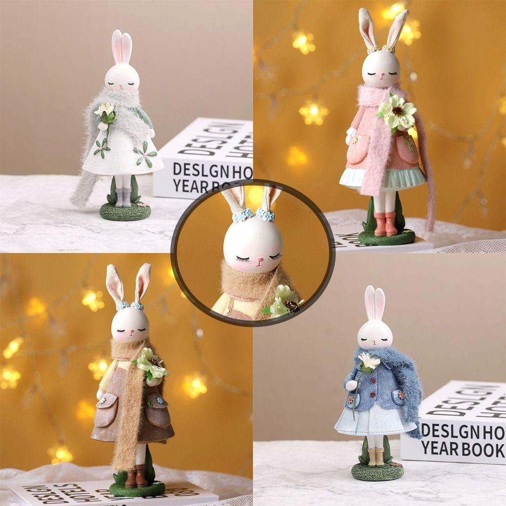 День Пасхи 2024. Милый кролик. Украшения. С Днем Пасхи. Банни. Поделка из смолы. Пасхальная вечеринка.