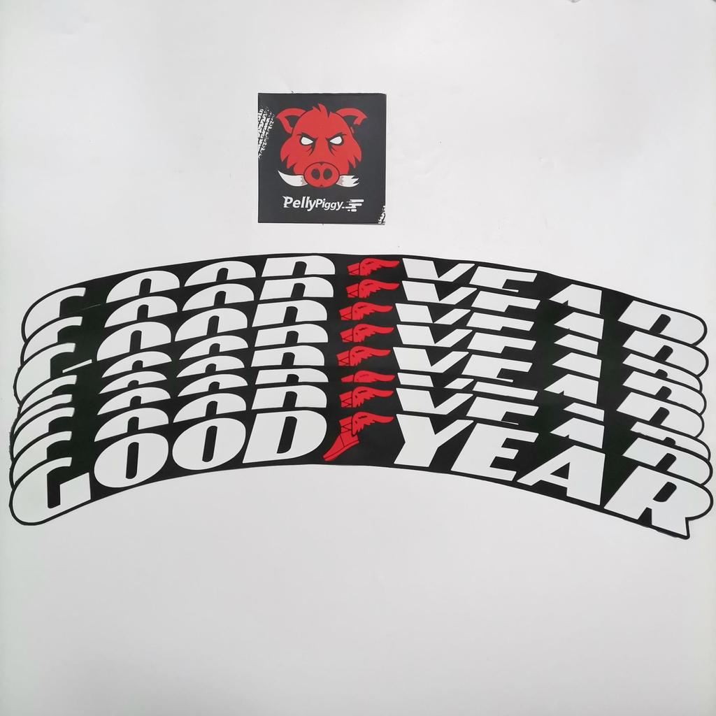 Цельная светоотражающая 3D ПВХ наклейка с буквами для шин - Персонализированная модификация автомобиля