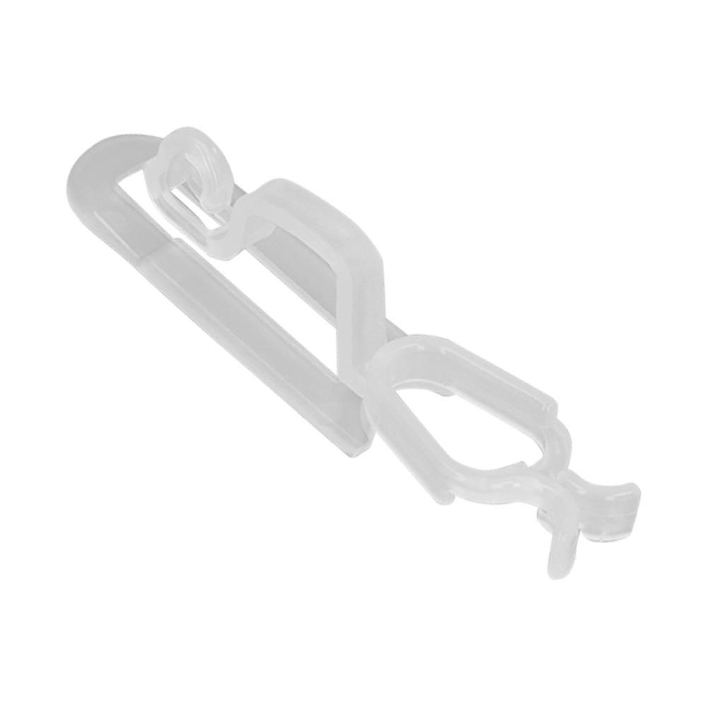 60Pcs 1.8 x 2 x 8.5cm Christmas Light Clips Waterproof Outdoor Light Clips  Gutter Mounting