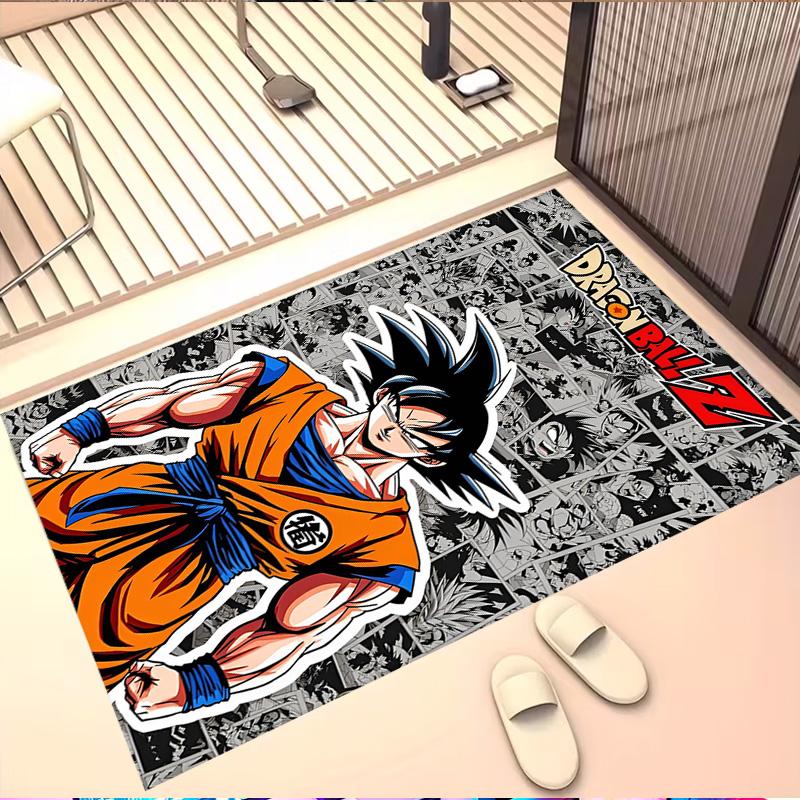 Dragon Ball Print Rug, Washable Floor Carpet, For Entryway Dorm Laundry Room Office Study, Home Decor Birthday Christmas Gift
