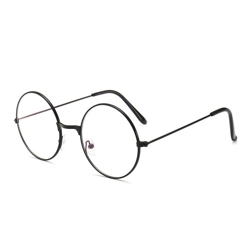 Retro Unisex Round Lightweight Anti-Blue Light Glasses