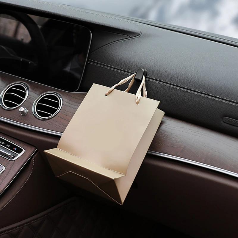 Mini Car Hook Interior Storage Holder Hanger for Earphone Key Cable Self Adhesive Dashboard Wall Hanging Hook Auto Accessories