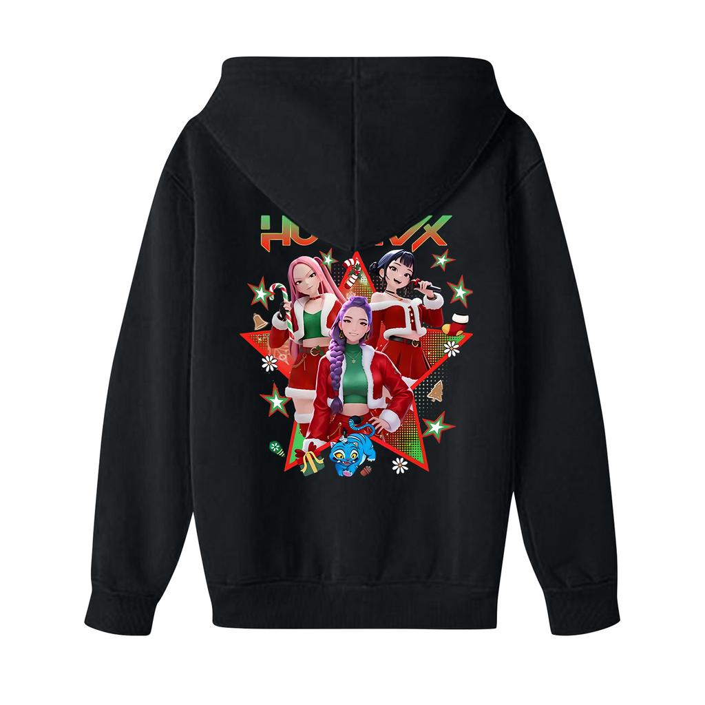 Kids' Long Sleeve Loose Pullover Letter Print Drawstring Hooded Sweatshirt