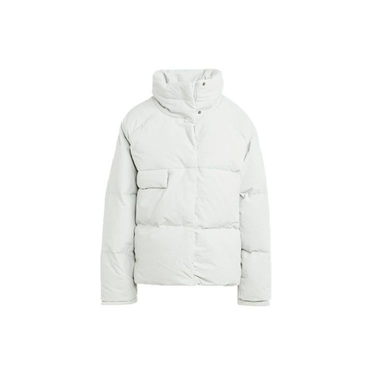 adidas Originals Big Baffle Down Jacket Light Grey Women IK3165