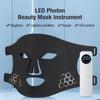 Silicone Facial Mask with 4 Color Light Therapy, Skin Rejuvenation Therapy, Anti-Wrinkle, Brighten, Anti Aging, Face Skin Care