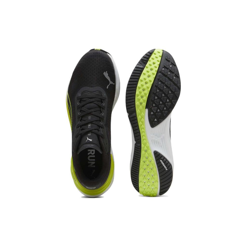 Puma Electrify Nitro 3 Comfortable Non-Slip Low-Top Running Shoes Men Sneaker Black Green White 378455-10
