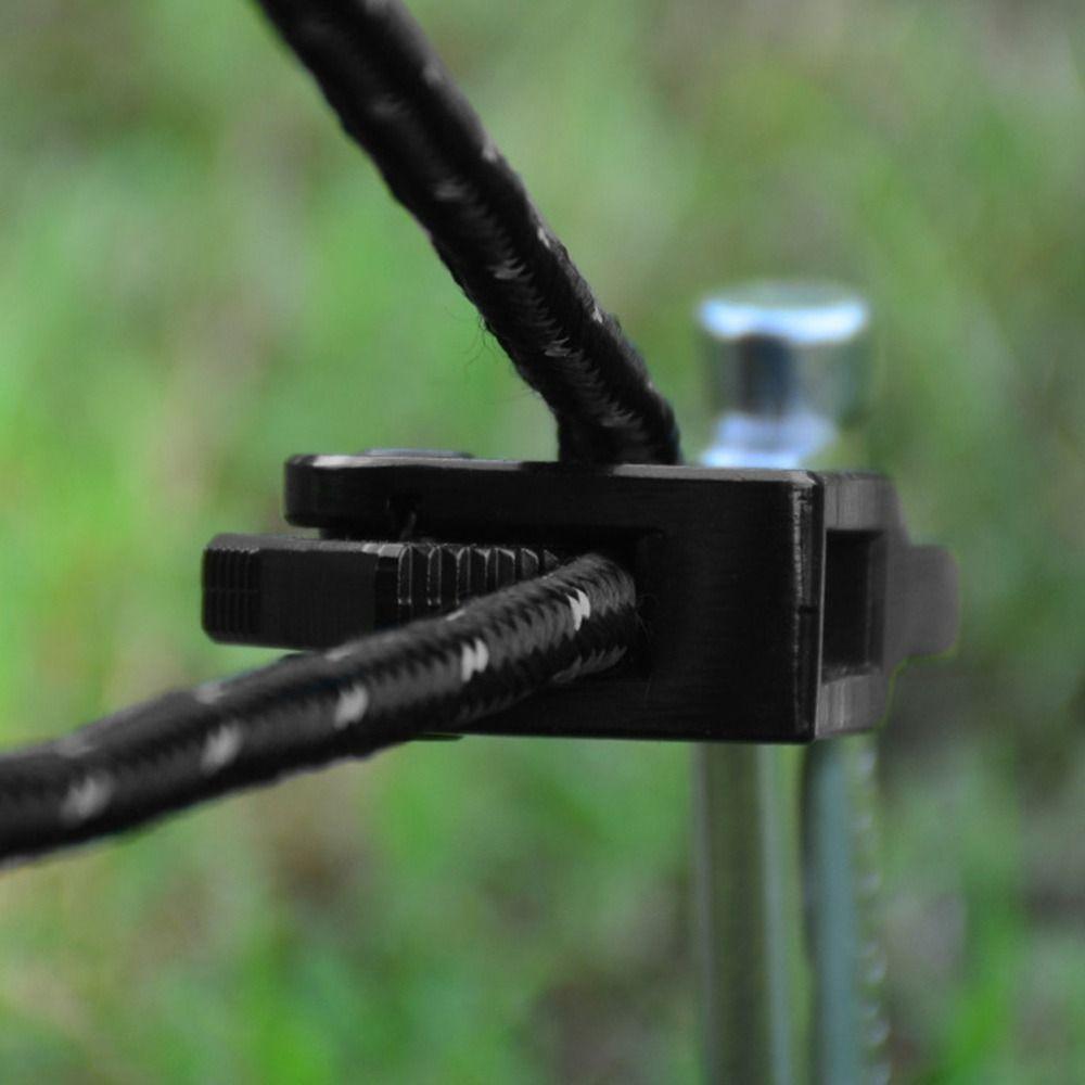 Aluminum Alloy Tent Rope Buckle 5m Rope Wind Rope Hanger Quickdraw Tent Accessories Outdoor Tool