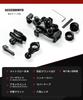 Kaedear Мотоциклетный держатель для смартфона Air Air Mount, Вибропоглощающее крепление, Интегрированный, Lightclaw/Запатентованный KDR-M25 (черный)