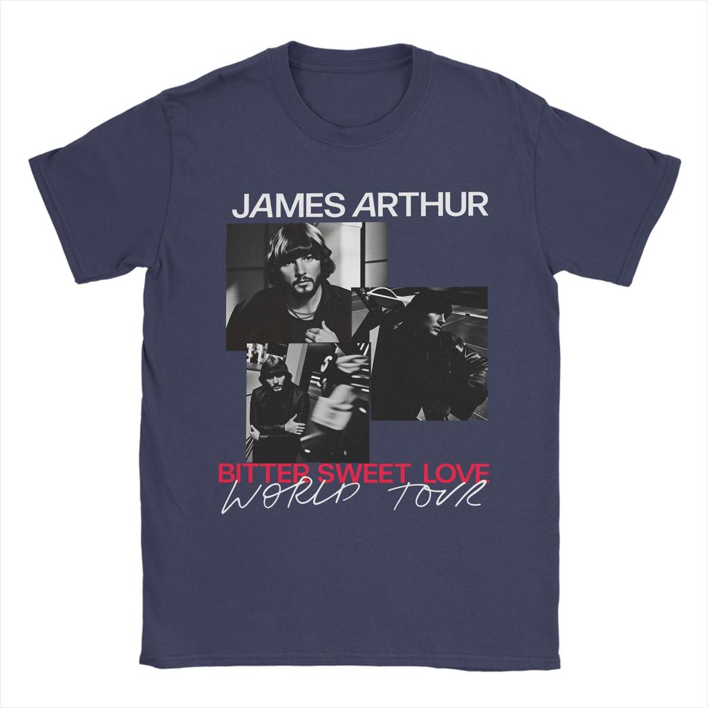 Summer James Arthur world tour Trending T Shirts 100 Cotton Tee Shirt for Unisex Y2K Retro Big Size Short Sleeve Clothing