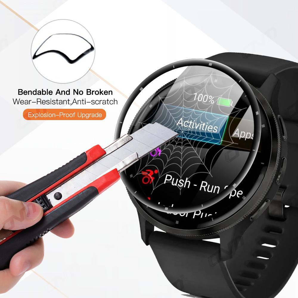 20D Защитная пленка для экрана Garmin Venu 3 3S Гибкая мягкая защитная пленка для Garmin Venu 3 Пленка с полным покрытием Не стекло