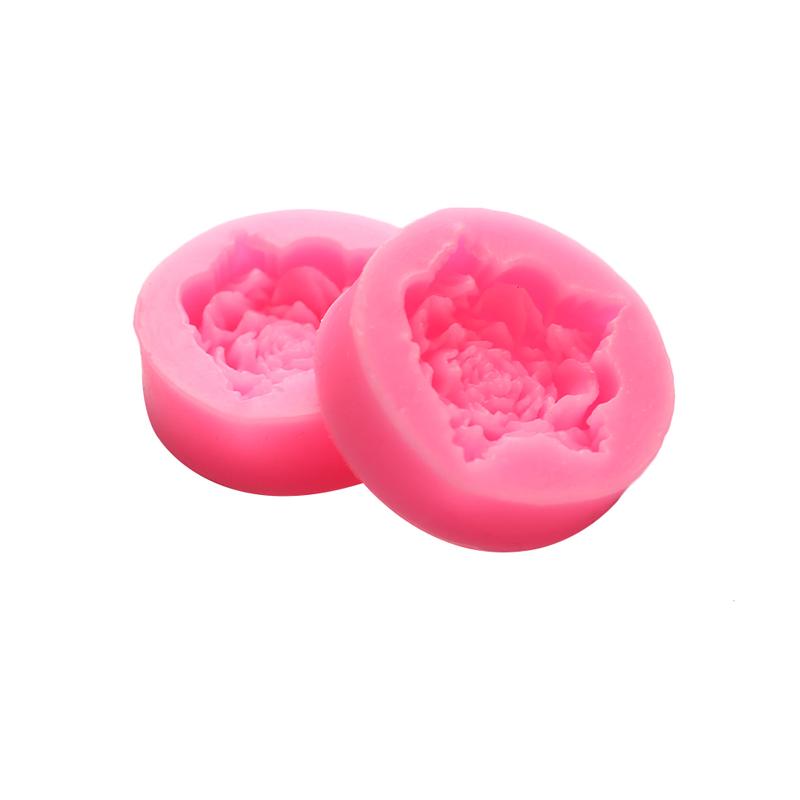 Силиконовая форма для торта Bloom Rose 3D Flower Fondant Mold Cupcake Candy Chocolate Decor