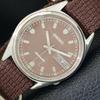 5 AUTOMATIC 6309A JAPAN MENS VINTAGE BROWN COLOR DIAL WATCH A701491-5 R206b-a701491