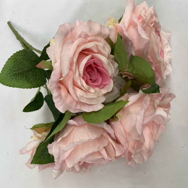 Букет искусственных цветов из шелка с розами Свадебный декор Домашняя фотография Цветочный реквизит