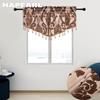1 шт., современная роскошная занавеска с бусами, жаккардовая занавеска, декоративная оконная короткая занавеска для домашнего декора