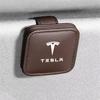 VCZRW1 Car Sun Visor Clip Glasses Cards Case Auto Sunglasses Visor Glasses Holder For Tesla model Y model X model 3 MODEL S