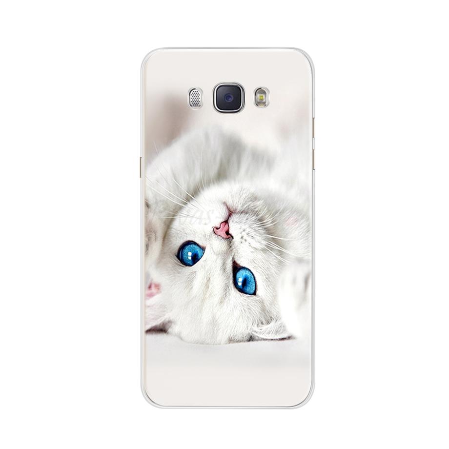 Для чехла Samsung Galaxy J5 2016 Чехол Задняя крышка телефона Цветочный силиконовый чехол для Samsung J5 2016 J510 J510F Защитная крышка Чехлы