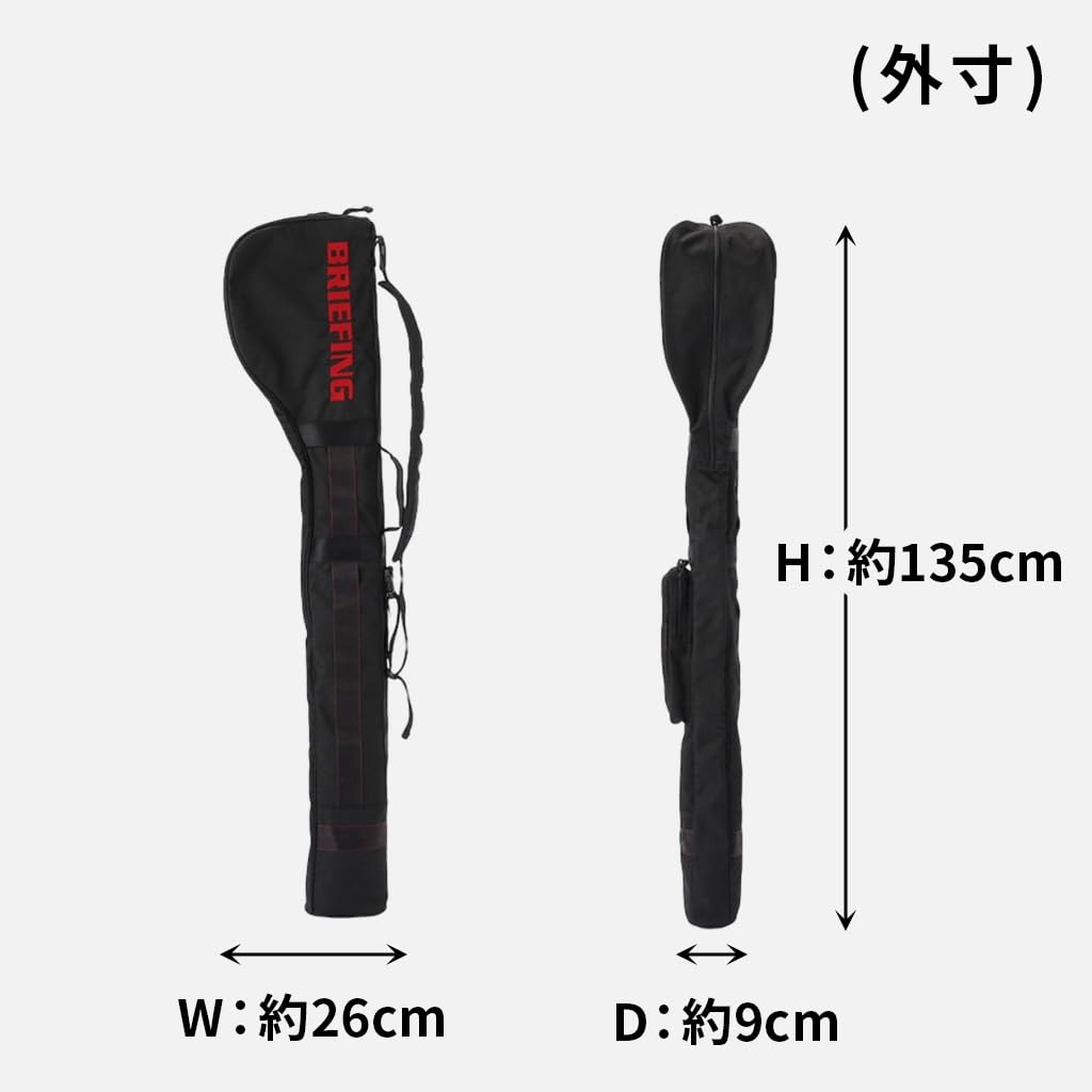 BRIEFING Чехол для клюшки TL CLUB CASE BRG231G57 BLACK Черный чехол для клюшки для гольфа