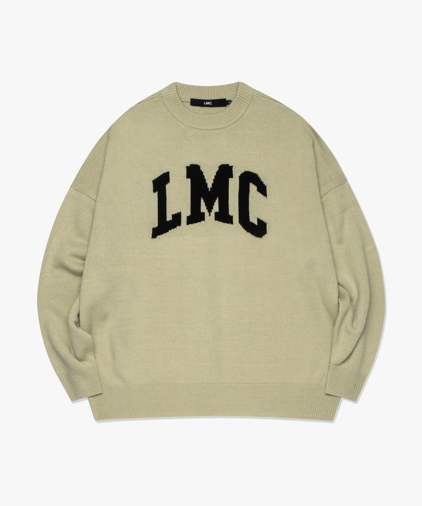 Свитер LMC с аркой из вязки, кремовый