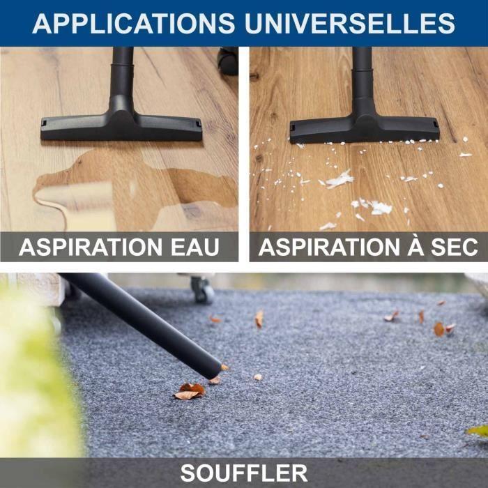 Aspirateur eau et poussière VC16 - 1200 W - Cuve plastique 16L - SCHEPPACH