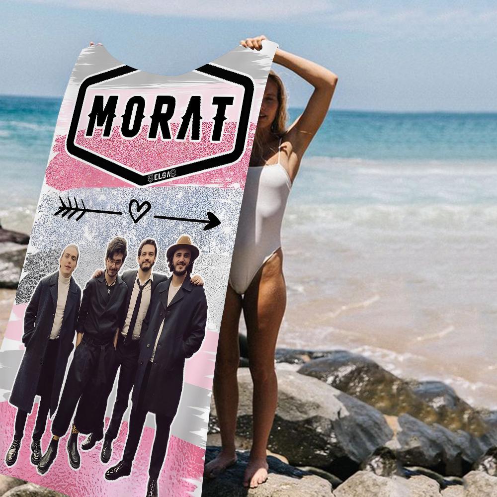 Микрофибровое пляжное полотенце M-Morat Band Впитывающее Быстросохнущее Мягкое Для йоги Плавания Курорта Альпинизма