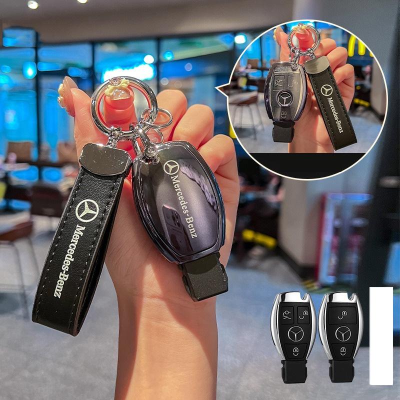 Car Remote Key Case Shell For Mercedes Benz C E S Class W223 W206 C260 S450 S500 CLA W177 C180L E260L W205 W213 W222 AMG CLA220