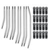 YEAHRUN Stainless Steel Linkage Steering Link Rod Set for Axial SCX10 II 90046 III Gladiator 313/324/353mm Wheelbase 1/10 RC Car