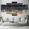 5 Pieces Abstract Retro Piano Oil Canvas Painting Posters and Prints Wall Pictures Modern Living Room Home Decor No Frame
