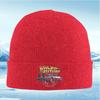 Delorean car logo time travel movie Men Women Unisex Knitted Hat Beanie Pullover Cap Winter Thermal Warm Christmas Outdoor Cycli