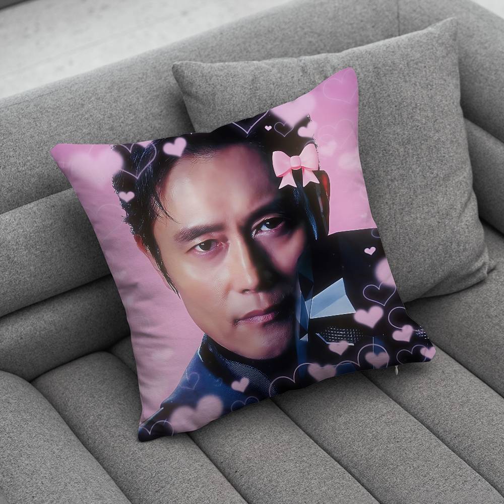 LLee Byung Hun Pink Bow Pillow Case Pillowcase Home Sofa Cushions Car Cushions Pillowcover Office Pillowshell Pillow