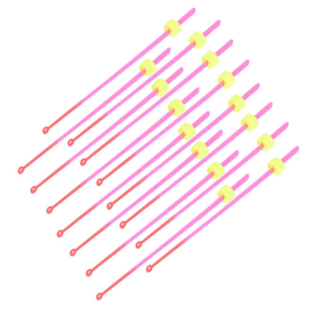 15Pcs Set Mini Winter Ice Fishing Rod Front End Section Pole Tip Fishing Accessories12CM