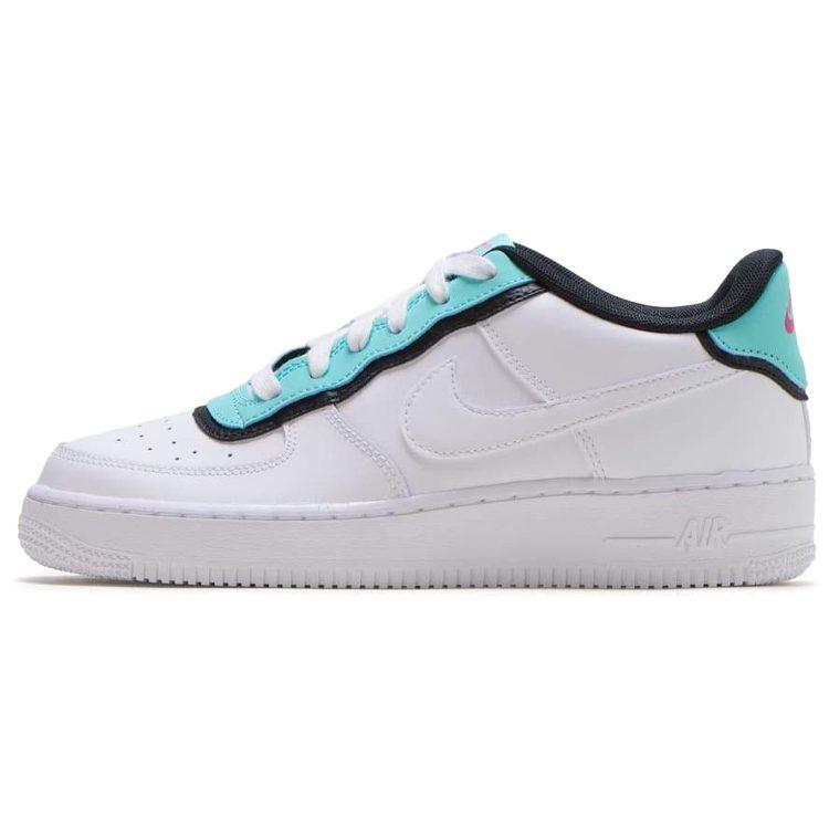 Nike Air Force 1 Low 'Двухслойный Аква Черный' Gs BV1084-100