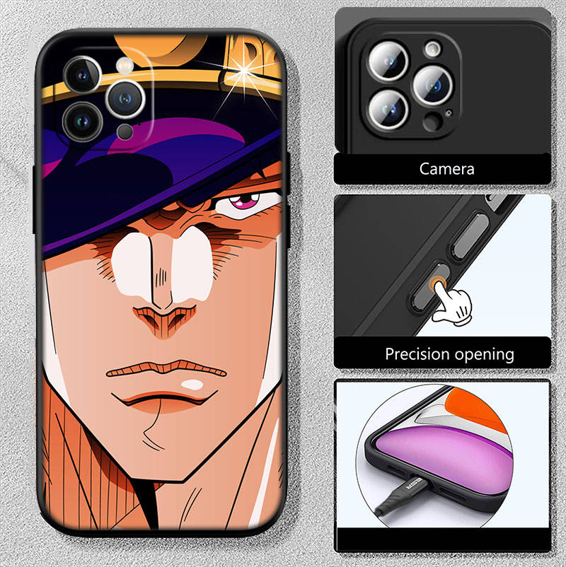 JO33 JoJos Bizarre Adventure Phone Case for Samsung A35 A25 A24 A15 A05S A05 M55 M35 M15 A06 A16 A02 A12 A13 A10 A20 A30 A22 A31 A32 A33 A41 A42 A50