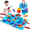 MIRAIMAX Montessori Educational Cloth Fishing Game Set with Stacking for Ages and Multifunctional Matching and Fingertip Ideal for Early Baby Promotes