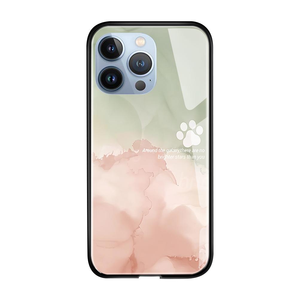 Чехол для телефона из закаленного стекла для Samsung A06 A12 A16 A22 A32 A34 A53 A56 S20FE S23 S25 iPhone 11 12 13 14 15 16 17, мягкий край, противоударный, гладкий чехол