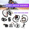 Motorcycle Off-Road Motorcycle Universal CDI Switch Starter Harness Kit Harness Plug And Stator 125cc 150cc 200cc 250cc